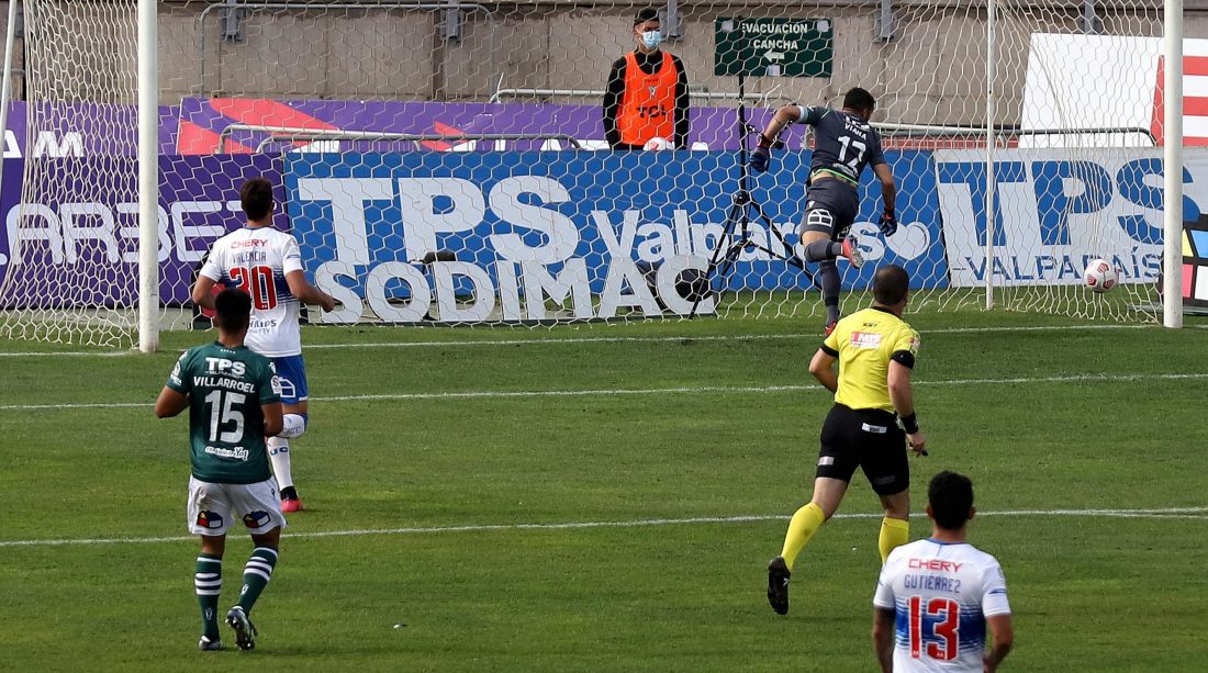 El gol del triunfo cruzado ante Santiago Wanderers en Valparaíso