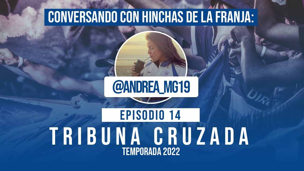 #TribunaCruzada conversando con hinchas de la Franja: @andrea_mg19